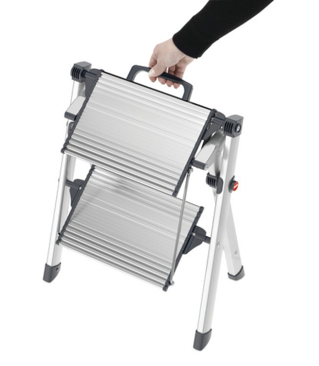 Folding step stool by hafele with handle advance design
