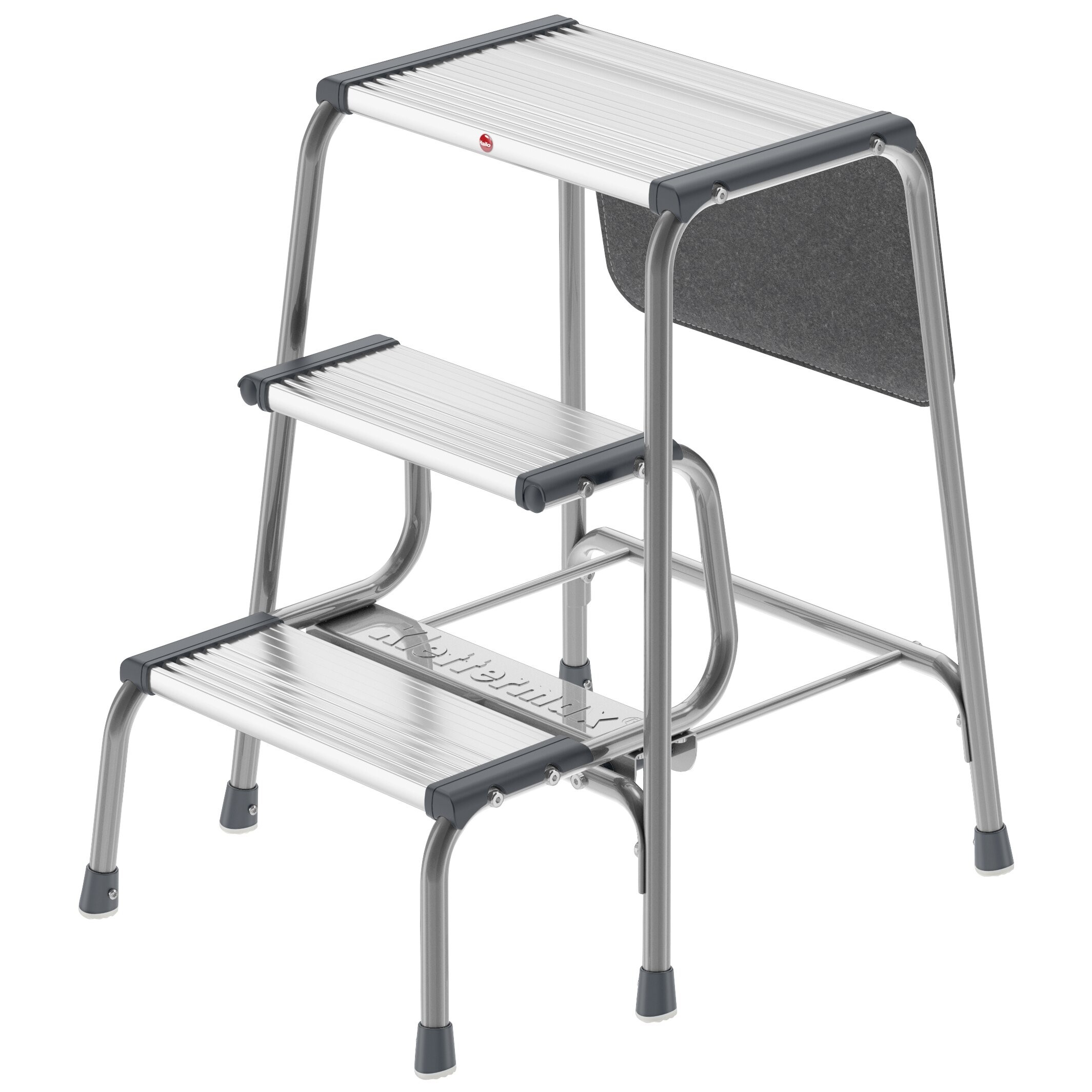 Hailo usa inc 3 step aluminum folding step stool with