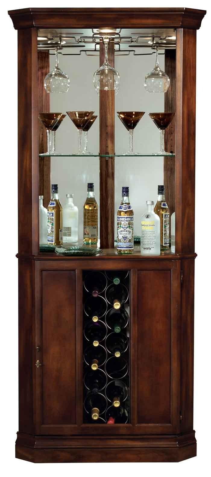 Howard miller piedmont 690 000 corner wine cabinet the 1