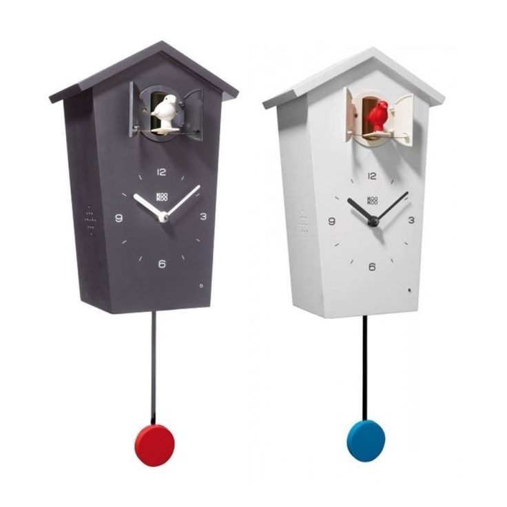 Kookoo birdhouse modern cuckoo clock with pendulums