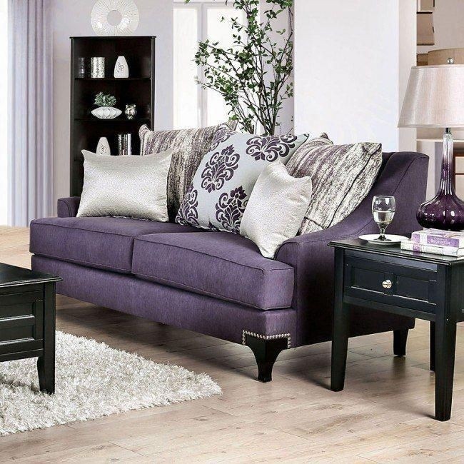 Livingroomfurnitures in 2020 purple living room