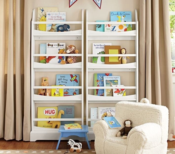 Madison four shelf bookrack book storage for kids for