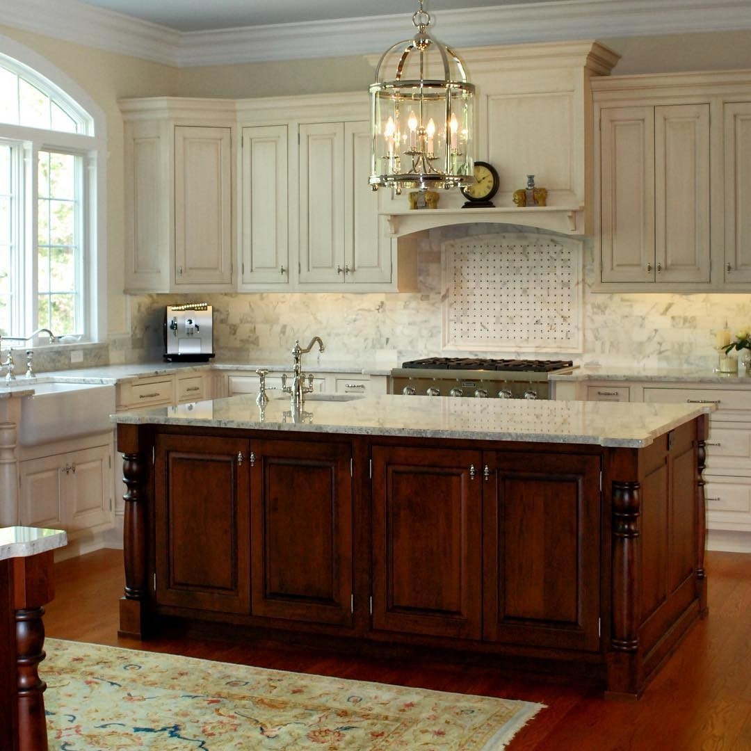 Make your kitchen island stand out by choosing a wood