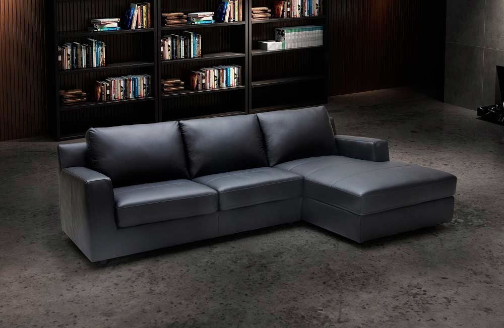 Modern sectional sofa sleeper nj aletha leather sectionals