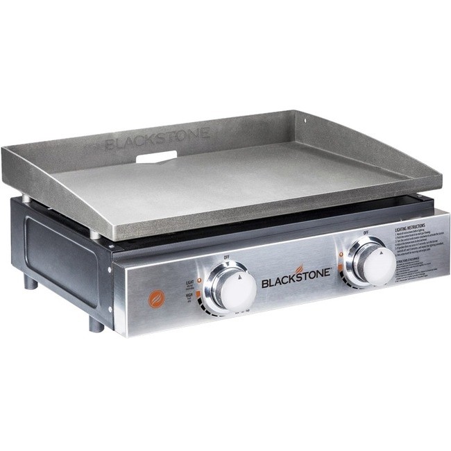 New blackstone 1666 22in tabletop griddle with stainless
