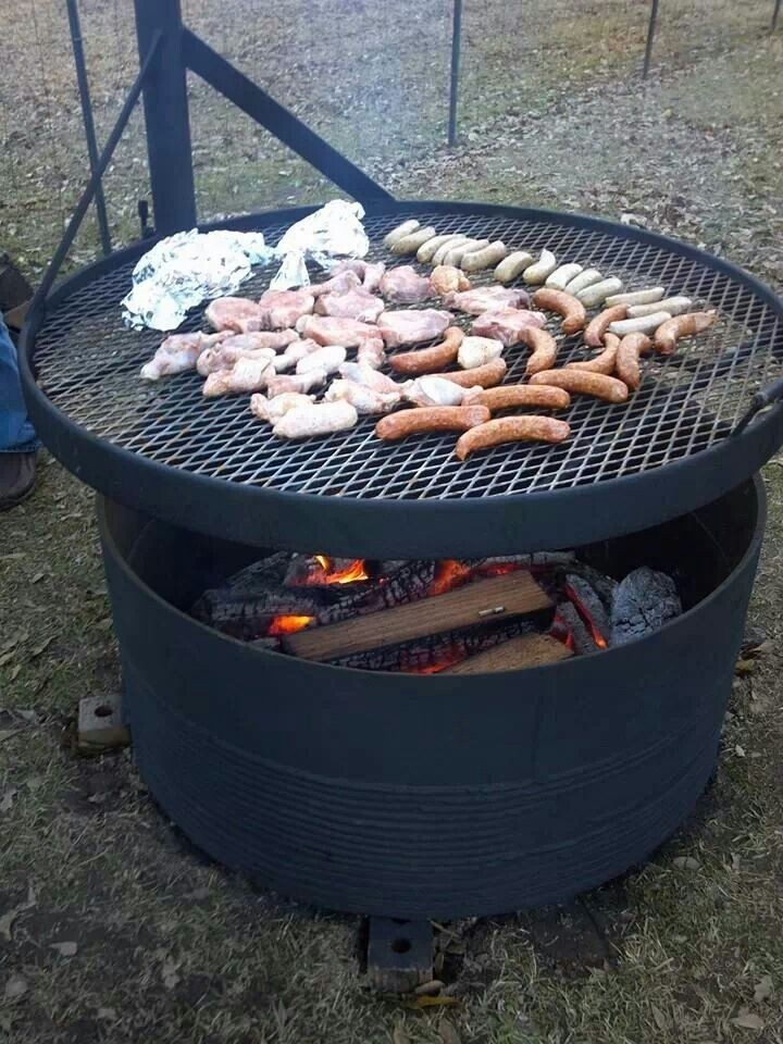Outdoor cast iron grill camping pinterest