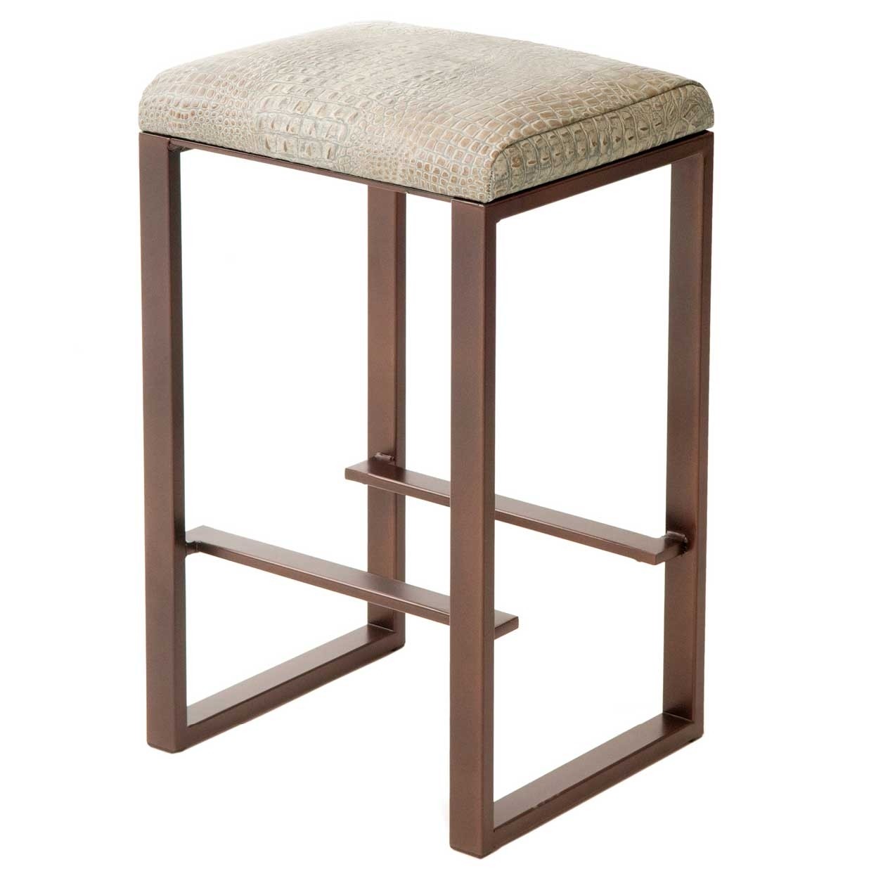 Pictured here is the clement backless counter stool