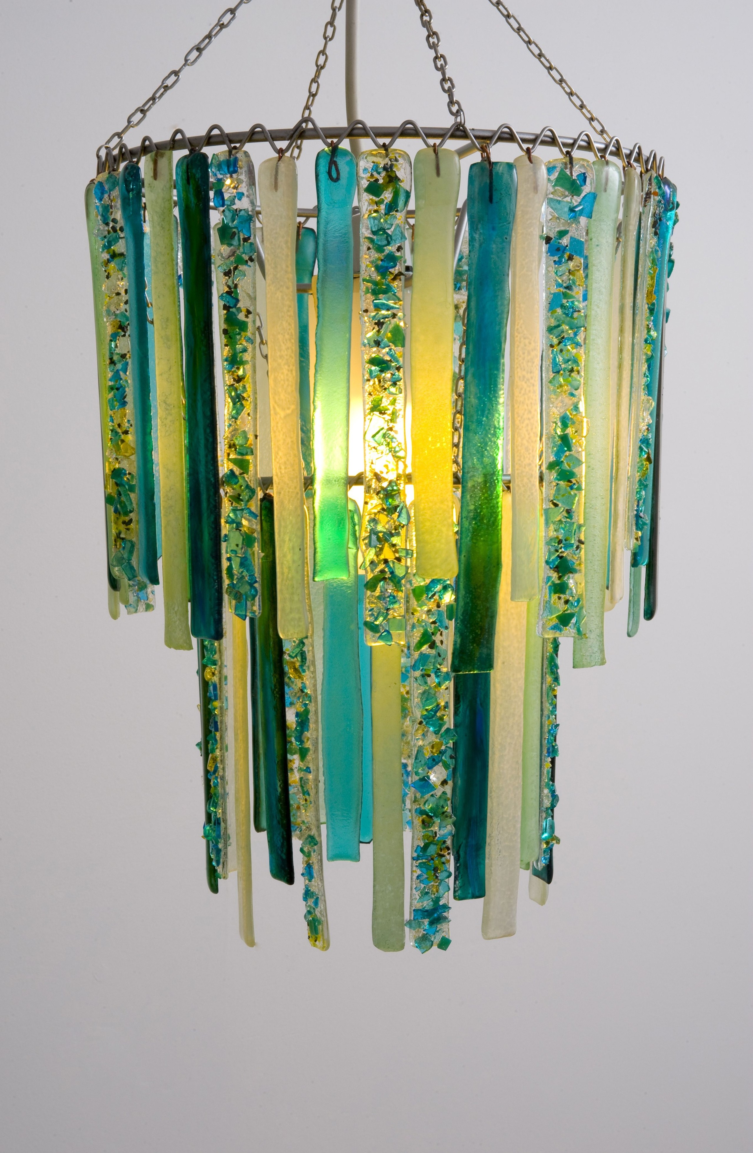 Pin by lovers lights recycled glass chandeliers and