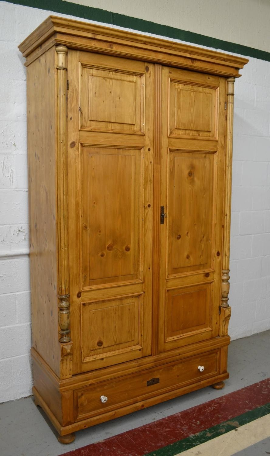 Pine armoire for sale at 1stdibs