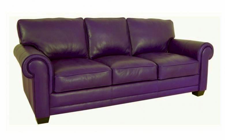 Purple leather sofas augusta leather sofa set purple thesofa