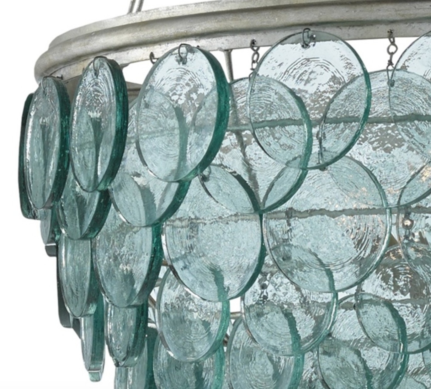 Quorum recycled glass chandelier revibe designs