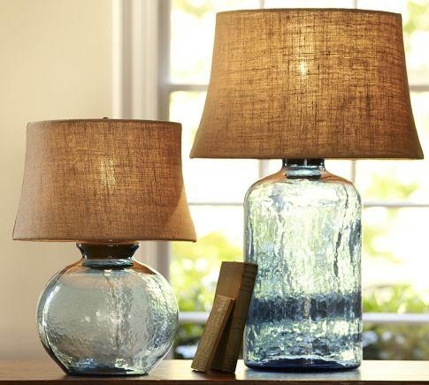 Sea glass table lamp 10 household items for every house