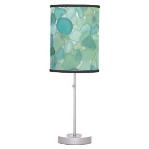 Sea glass table pendant lamps zazzle