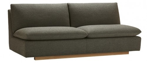 Sofa without arms tuxedo sofa without arms hivemodern