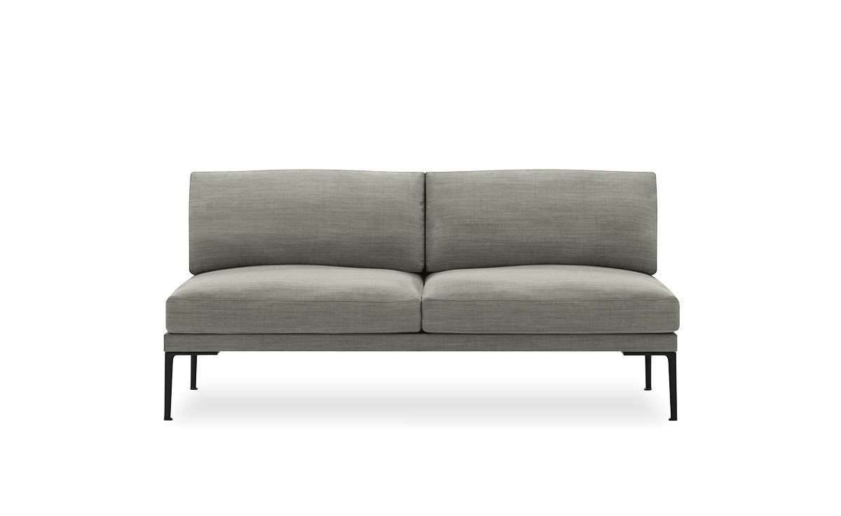 Steeve two seat sofa without arms