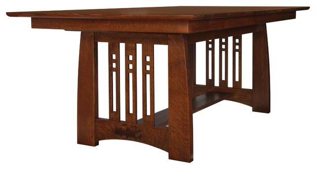 Stickley self storing dining table 89 91 598