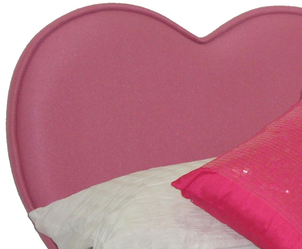 Sweetheart girls pink upholstered headboard 1