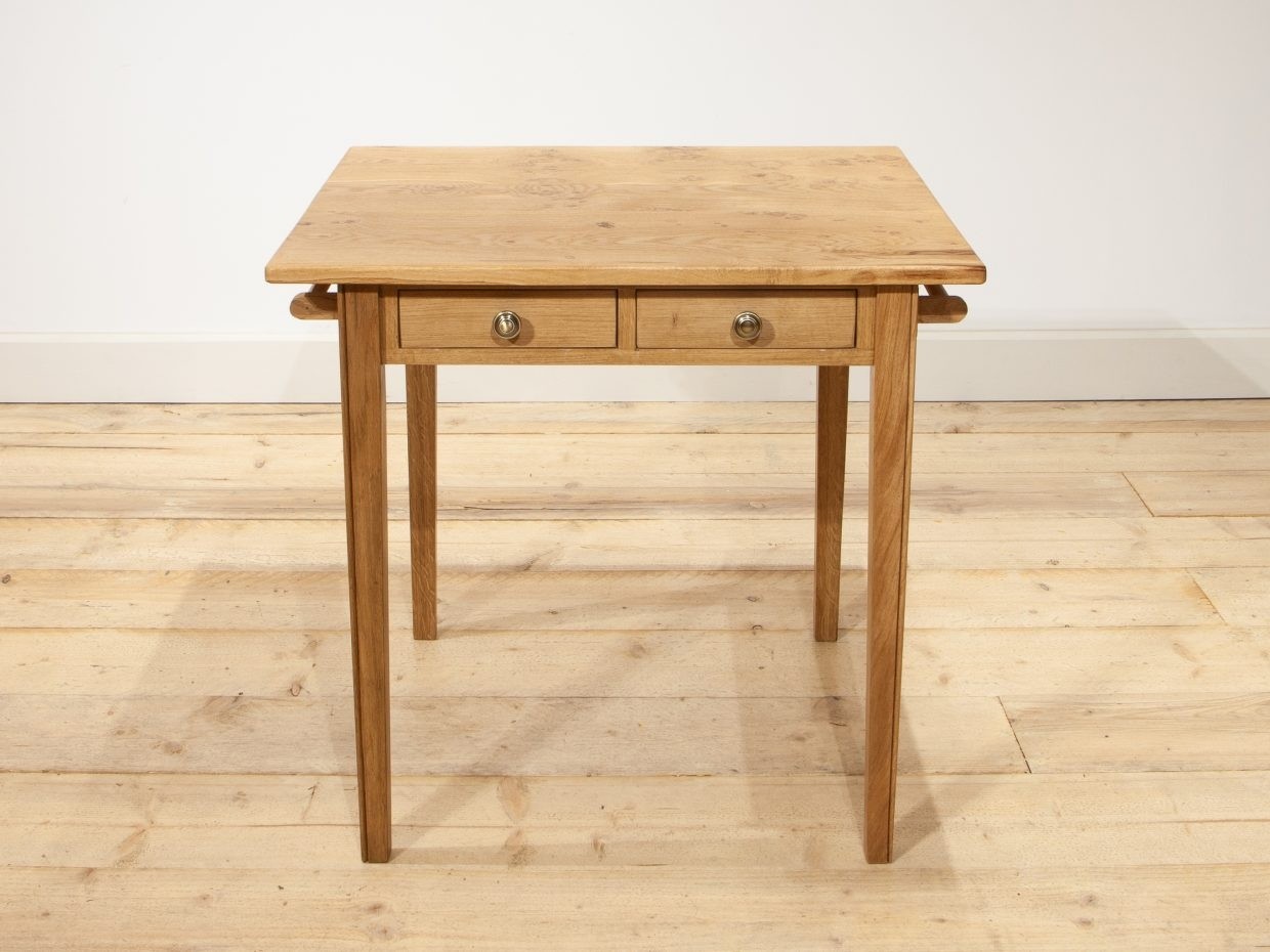 Two drawer pippy oak kitchen table steven baker furniture 1