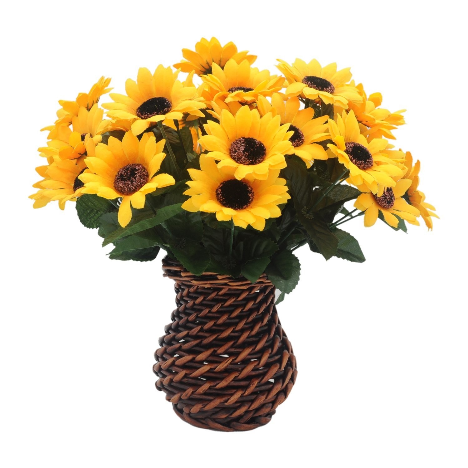 Velener artificial silk daisy sunflowers arrangements with