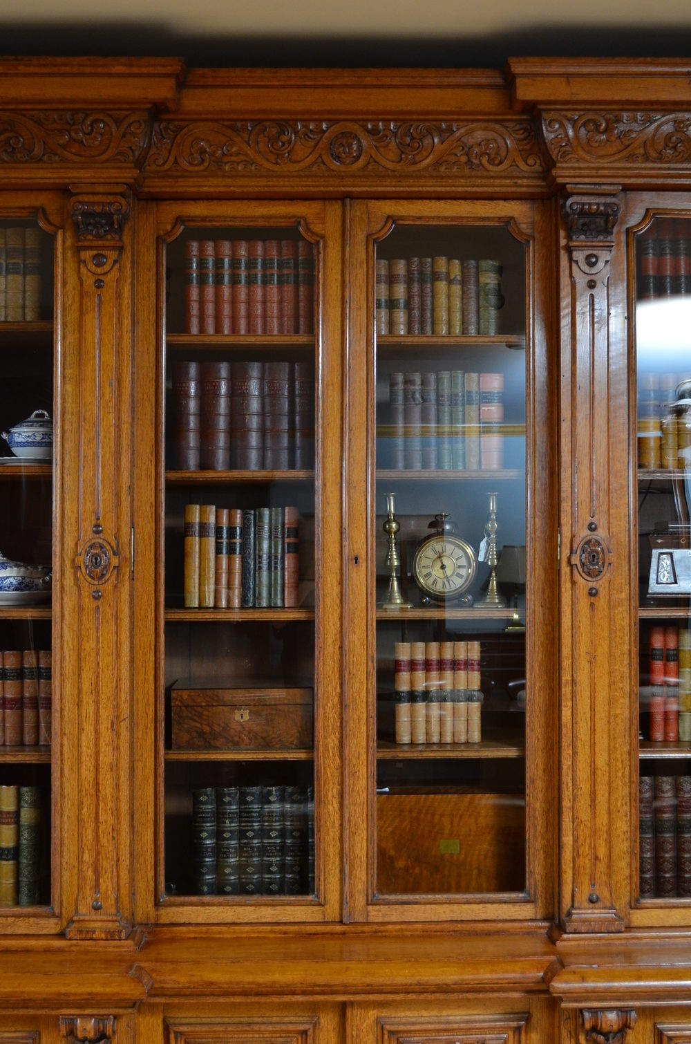Victorian oak bookcase antiques atlas 2