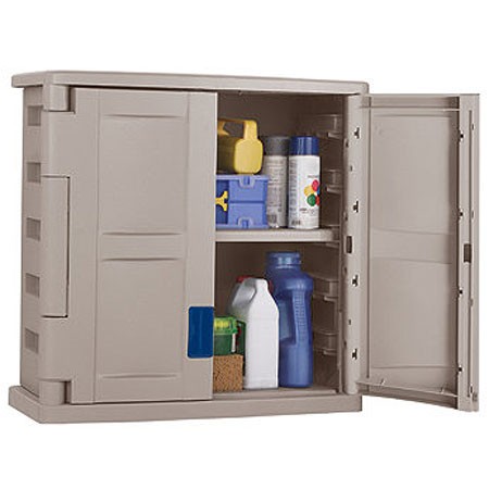 Wall mounted garage cabinet in storage cabinets