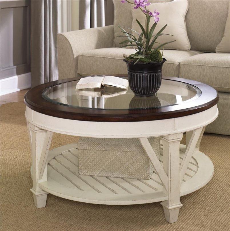 8 cottage style round coffee tables pics