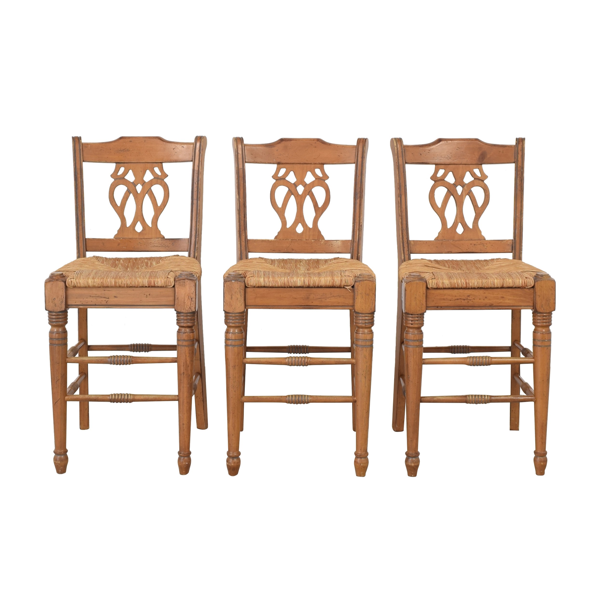 85 off counter height rush seat bar stools chairs 3