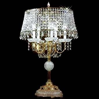 93521g00 swarovski elements crystal table lamp