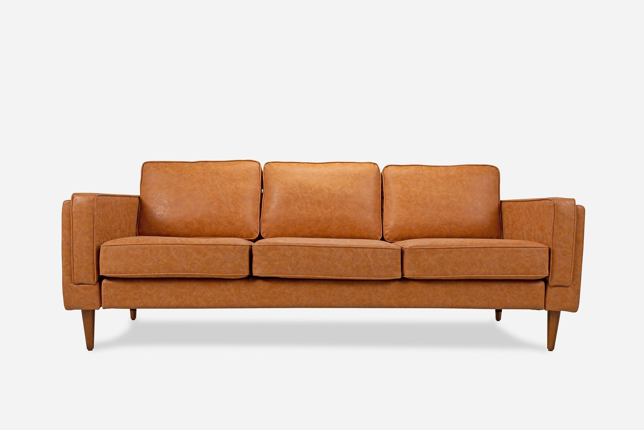 mailili vegan leather sleeper sofa