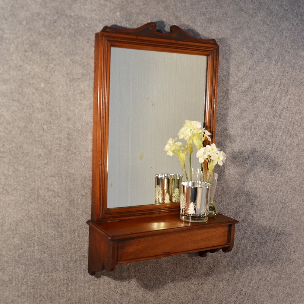 Antique wall mirror english hall dressing vanity bathroom