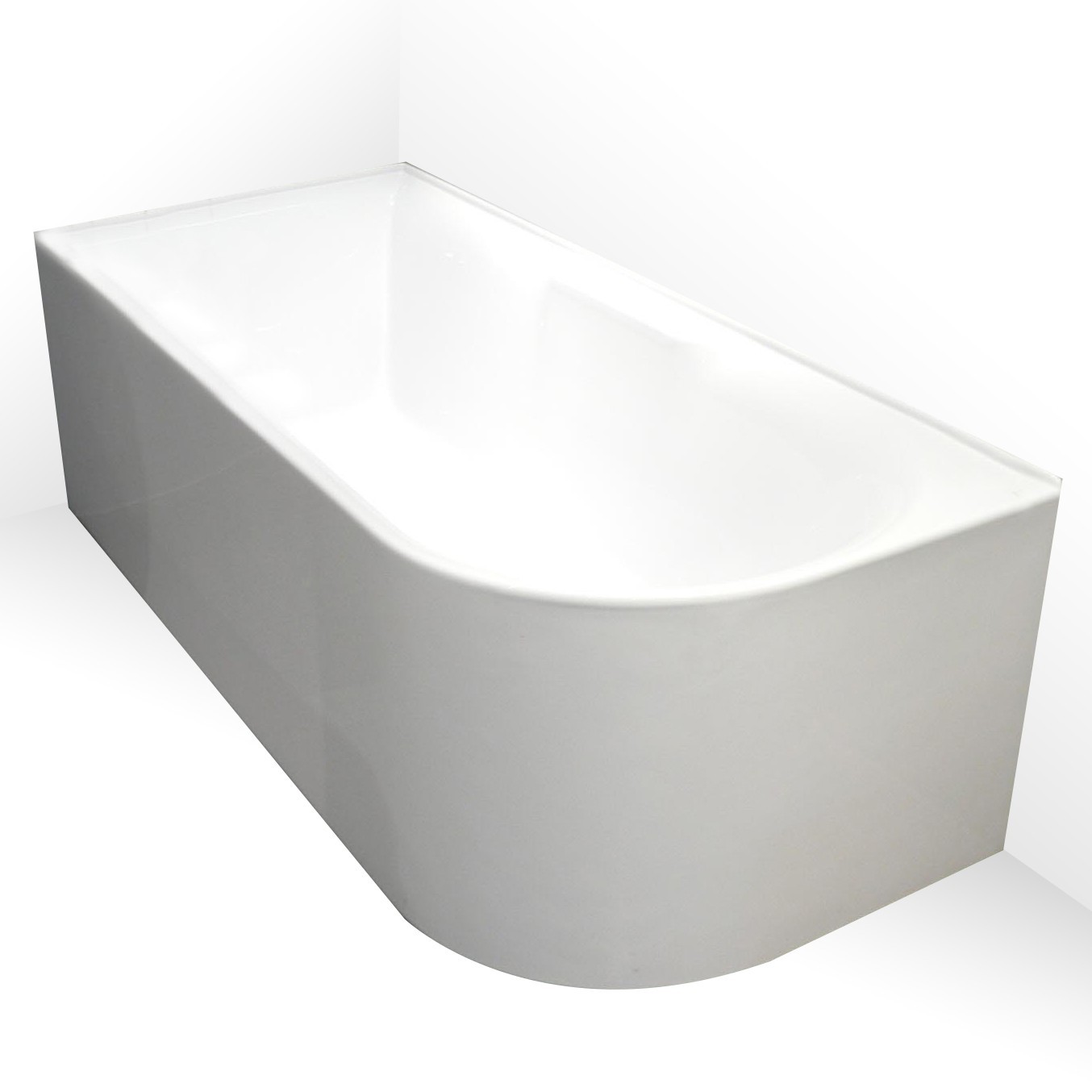 Aqua freestanding corner bath rhs 1700mm highgrove bathrooms 1