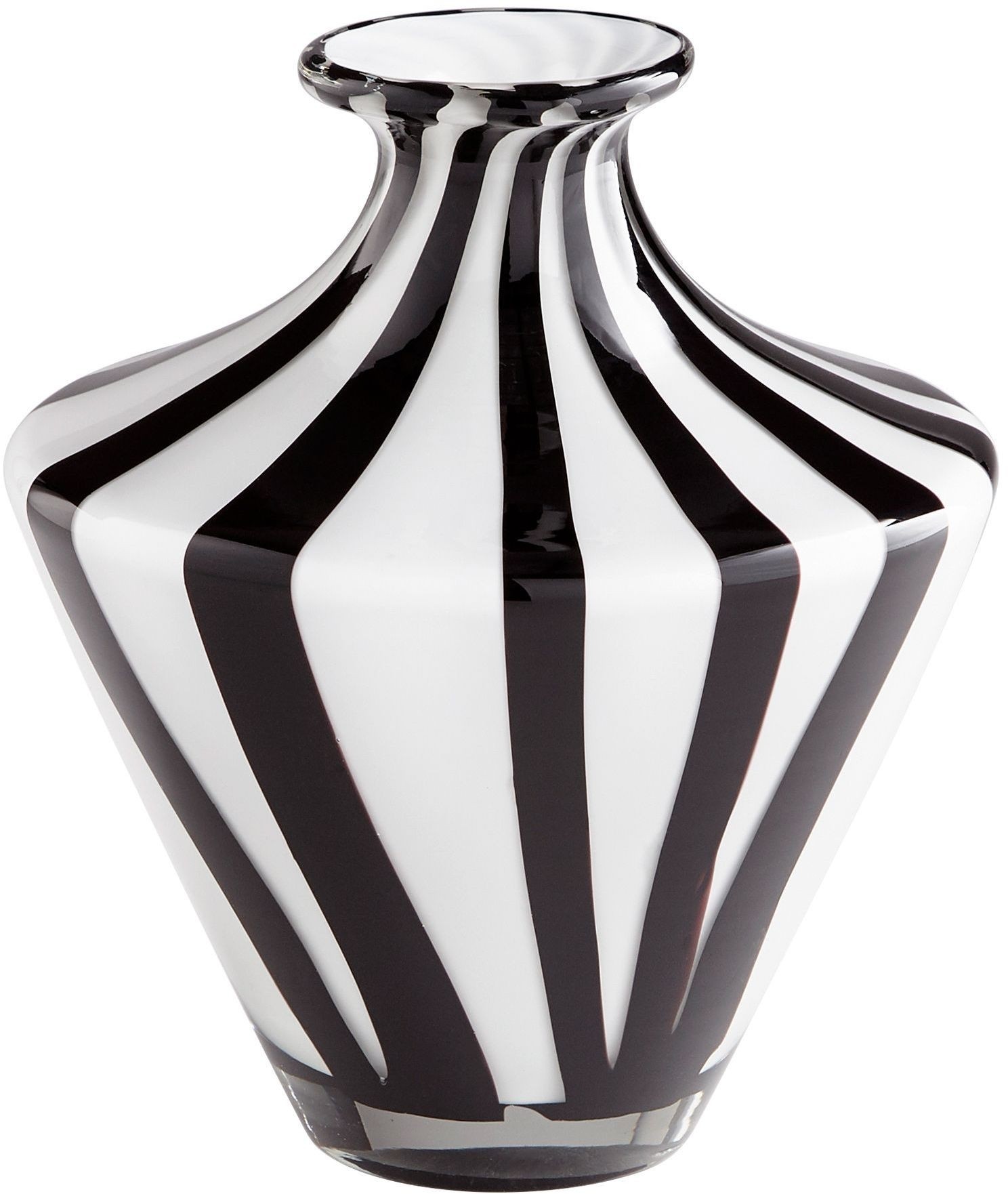 Black and white medium sweeney dream vase from cyan design