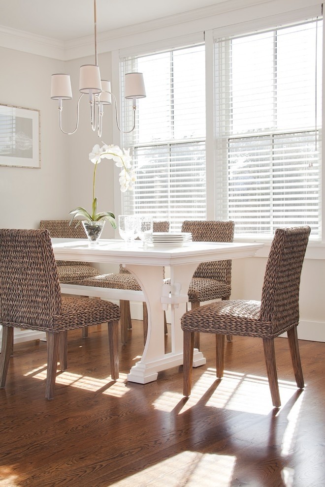 Brilliant farmhouse table and chairs with rattan dining beach