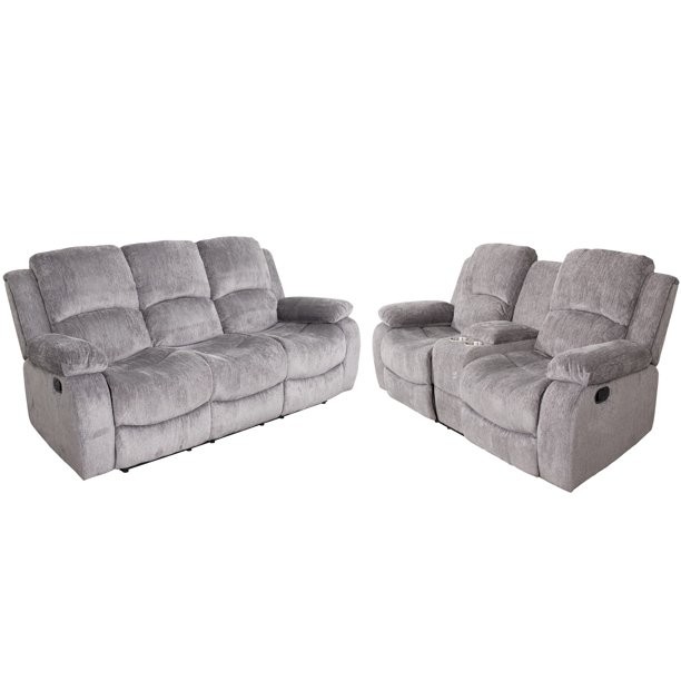Chelsea collection recliner sofa love seat set with 4