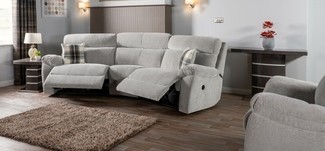 Curved Reclining Sofa - Foter