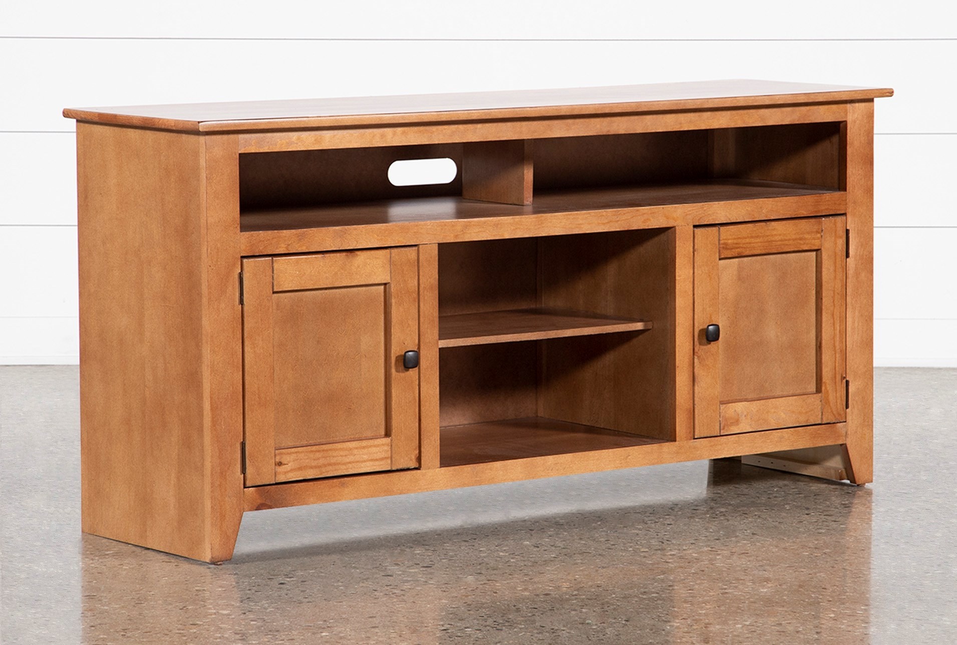 Coronado medium pine 58 inch tv stand living spaces