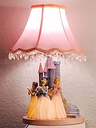 Disney 3 princesses castle table lamp by hamptonbay