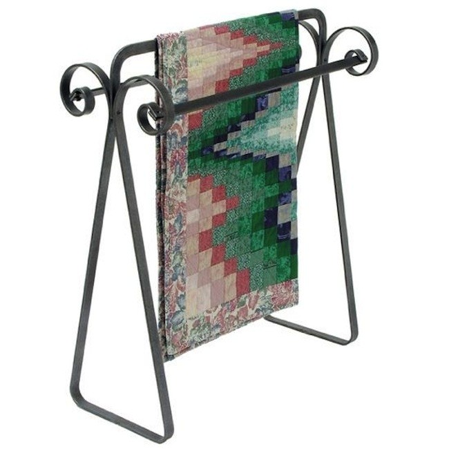 Displaying quilts ideas tips artisan crafted iron