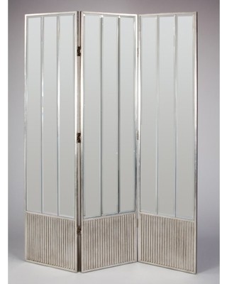 Dont miss sales on modart 3 panel silver mirrored screen