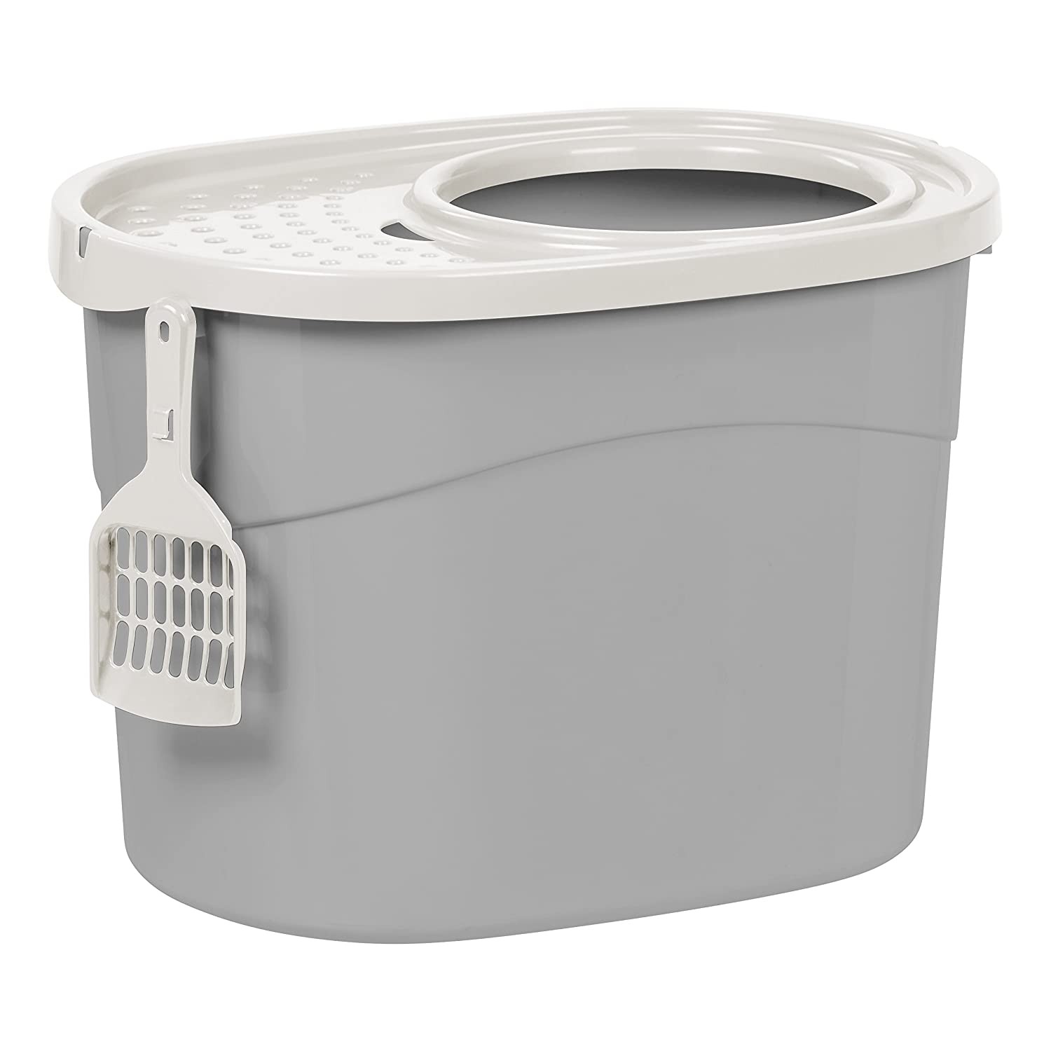 Extra large cat litter box pet covered w scoop giant