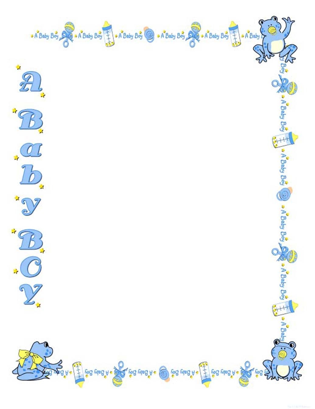 Baby Shower Border Paper - Ideas on Foter