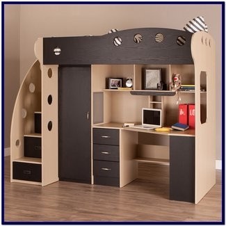 Full size loft bed with desk youll love in 2021