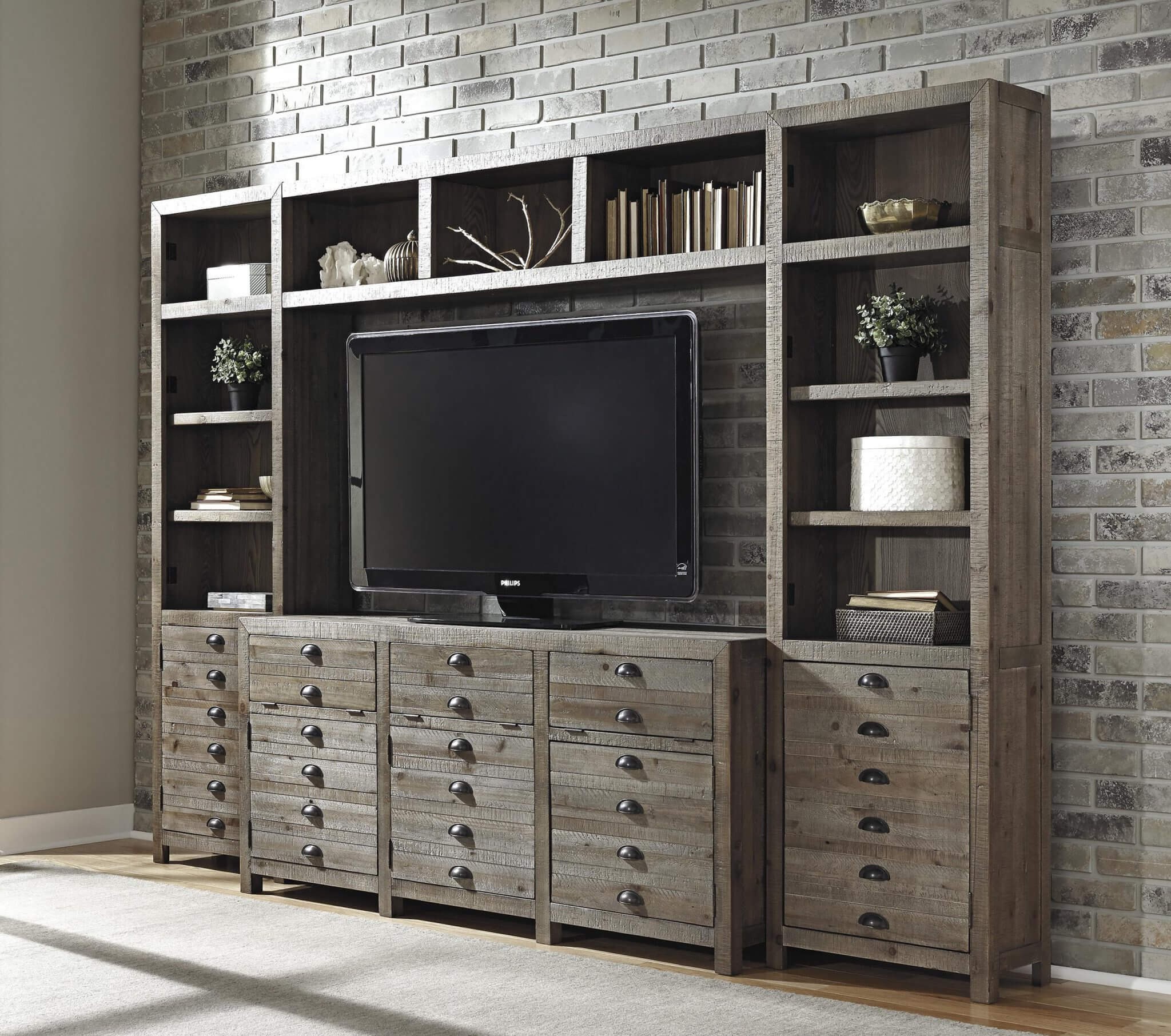 How to decorate with a pine tv stand interior decorating