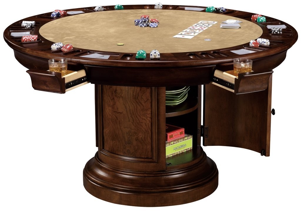 Howard miller poker and dining table ithaca set with