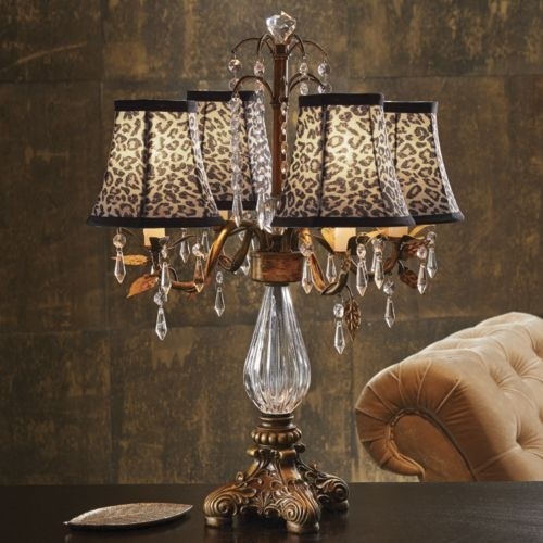 Leopard shade lamp leopard decor animal print decor lamp
