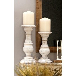 White Wooden Candle Holders - Ideas on Foter