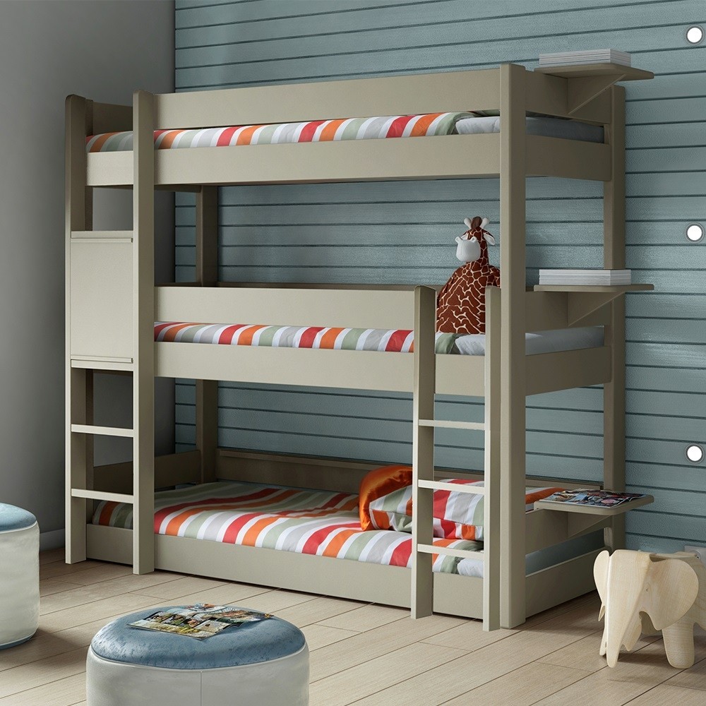 Mathy by bols kids triple bunk bed in dominique design