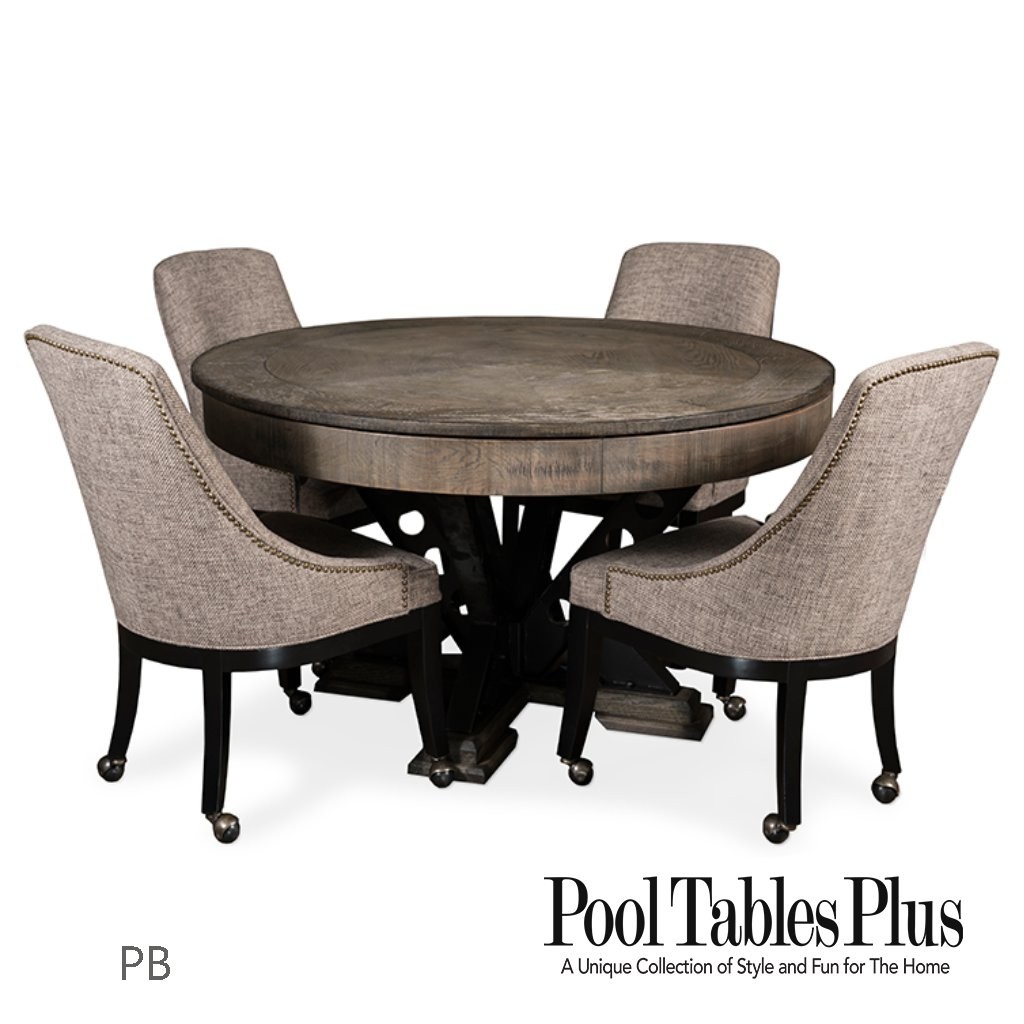 Milan poker table 4 chairs
