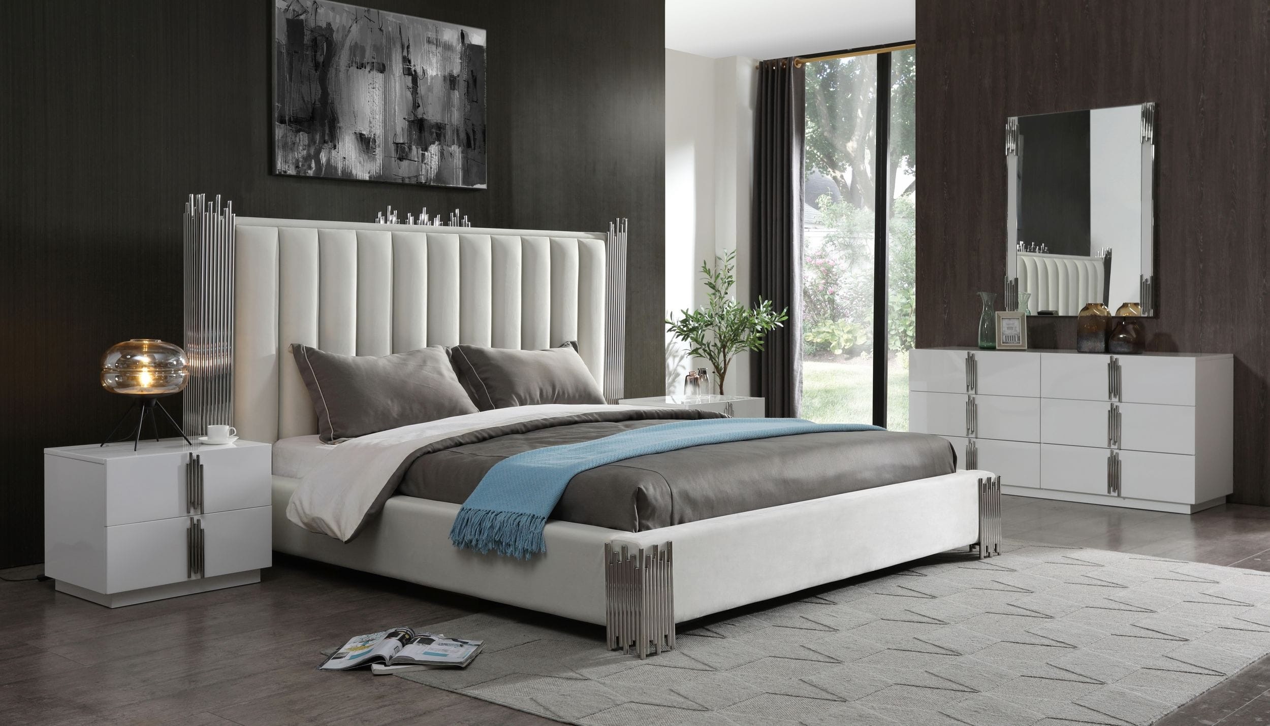 bedroom furniture stainless steel