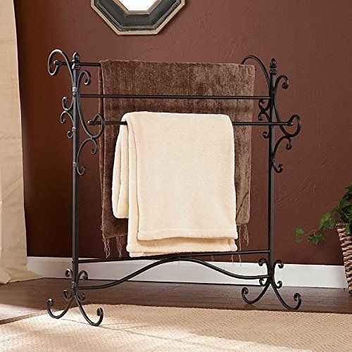 New quilt rack vintage wrought iron blanket stand towel